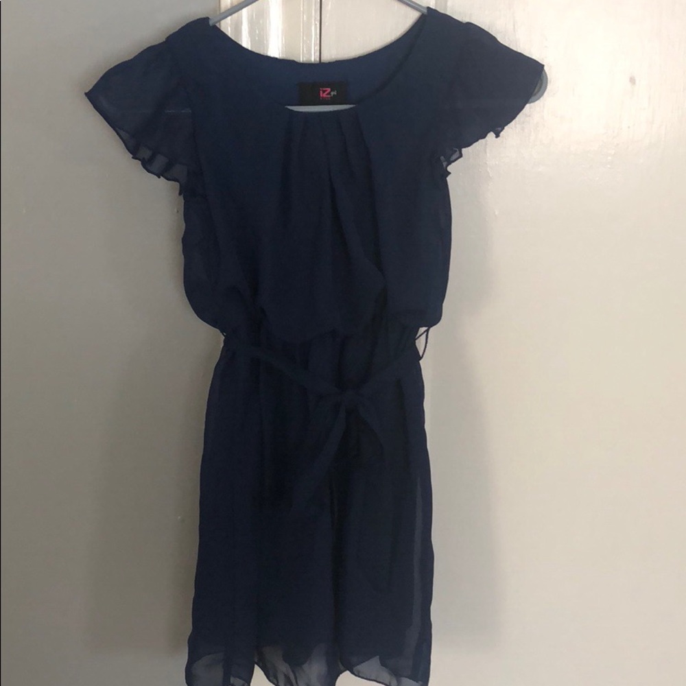 Navy blue girls dress